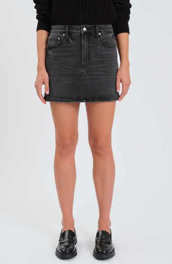 DAZE Malibu Denim Miniskirt