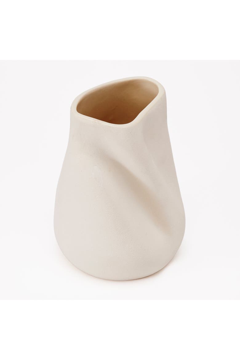 Sabine Vase, Alternate, color, Raw Blanc - Medium