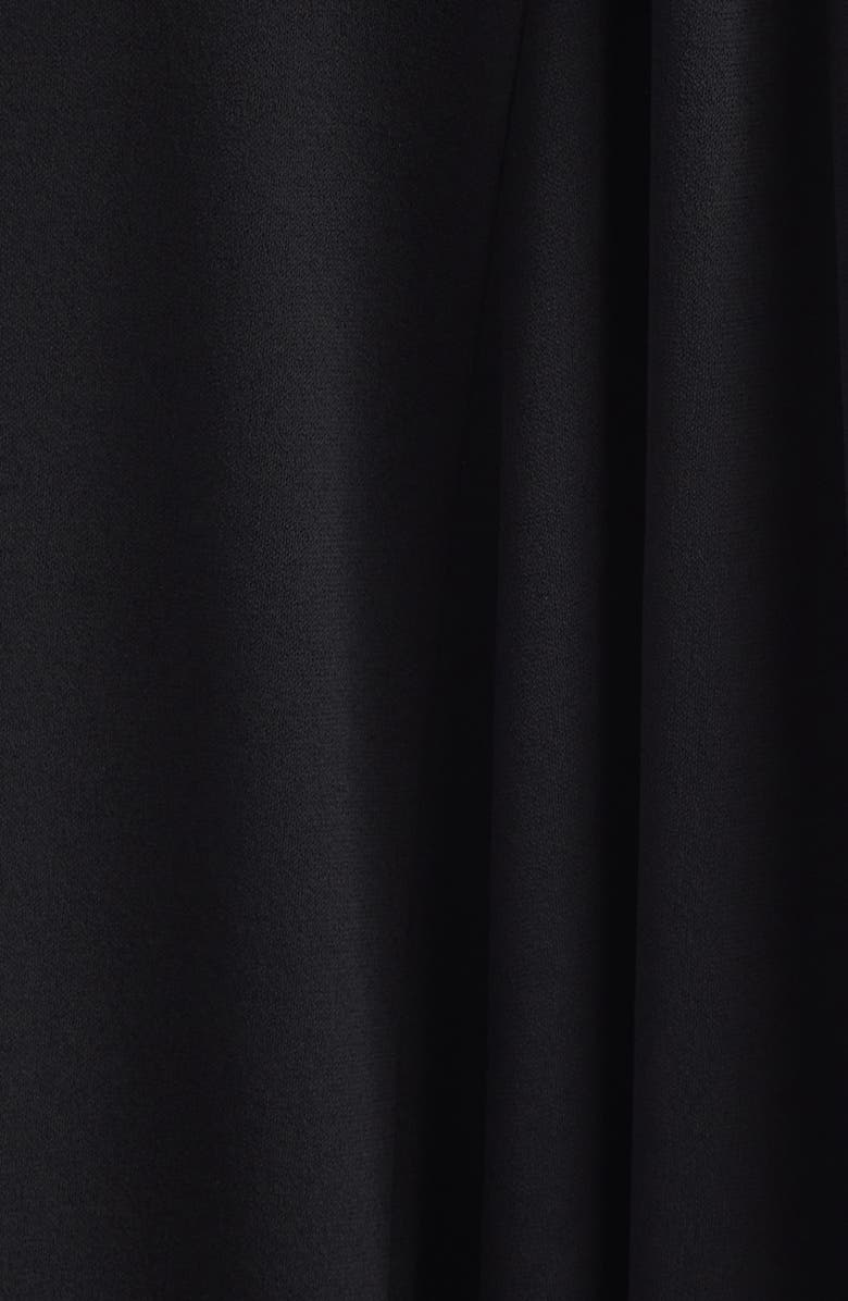 TOM FORD Asymmetric Jersey Gown, Alternate, color, Black