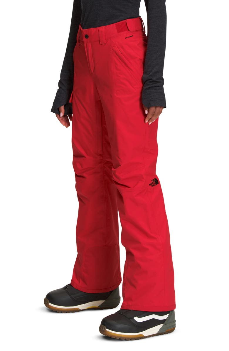 The North Face Freedom Waterproof Insulated Pants, Alternate, color, Tnf Red