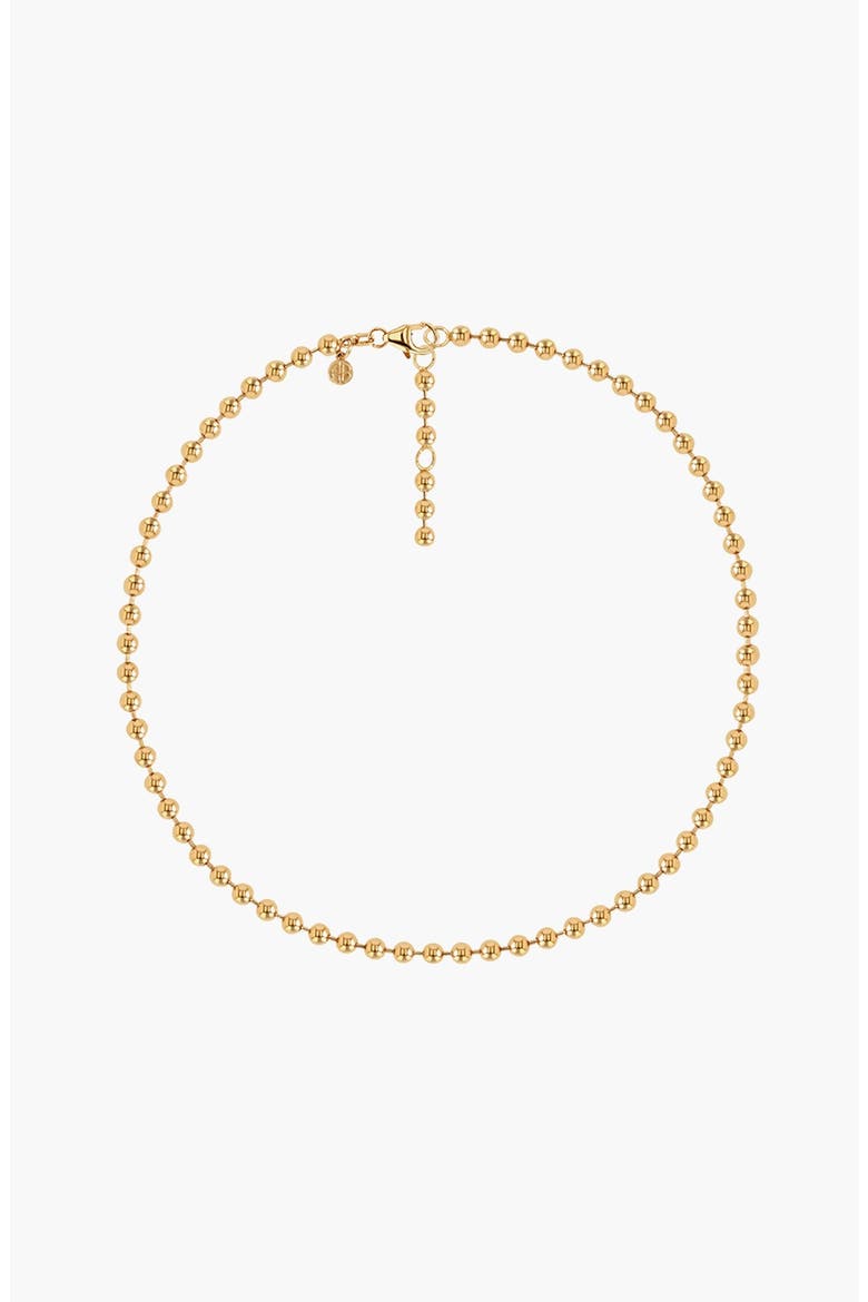 Beaded Necklace, Main, color, 14k Gold