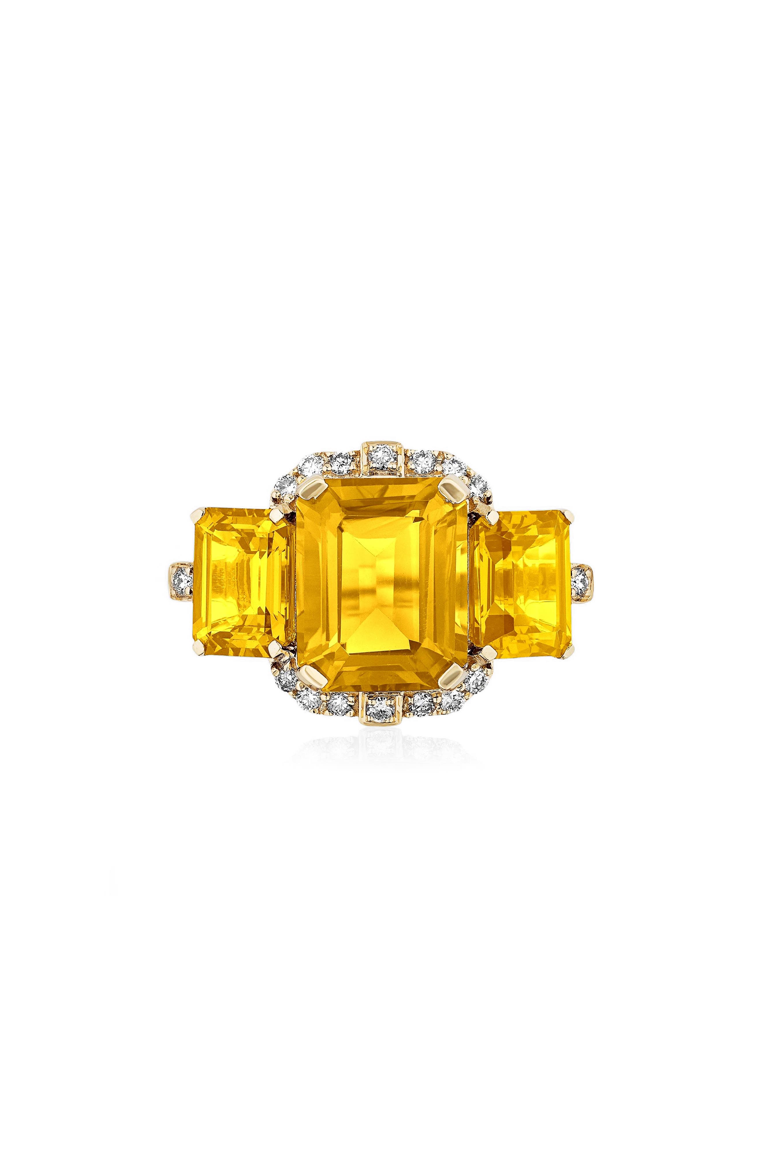 selected 18K YELLOW GOLD/ MOON QUARTZ