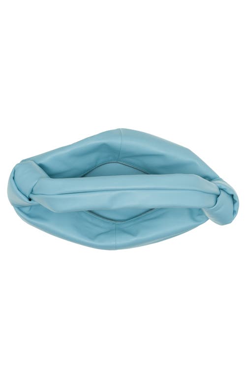 Bottega Veneta Mini Leather Hobo In Blue