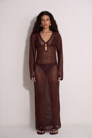 Gottex Beach Life Flora Crocheted Beach Dress Cover-Up