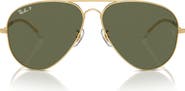 Ray-Ban 58mm Old Pilot Polarized Aviator Sunglasses