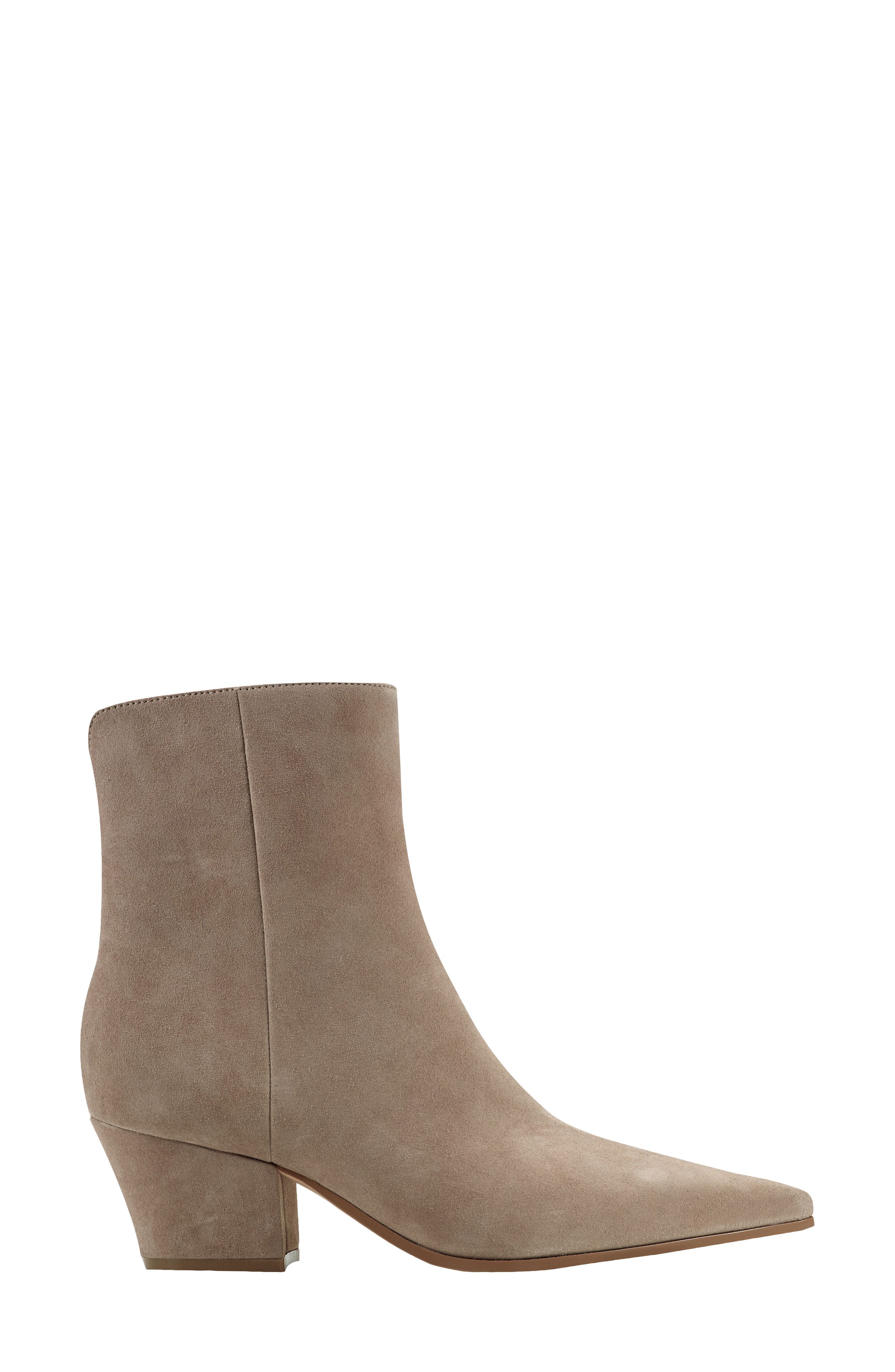 Mavey Pointed Toe Bootie, Alternate, color, TAUPE