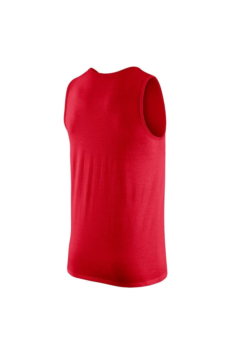 Nike Men's Nike Scarlet Ohio State Buckeyes Vintage Logo Performance Tank Top, Alternate, color, Scarlet