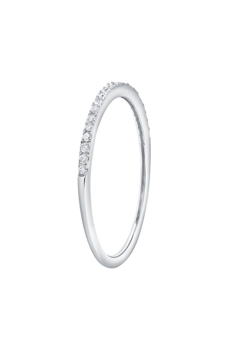 LuvMyJewelry Eternelle 14K Diamond Band - 0.10 ct, Alternate, color, 14K White Gold