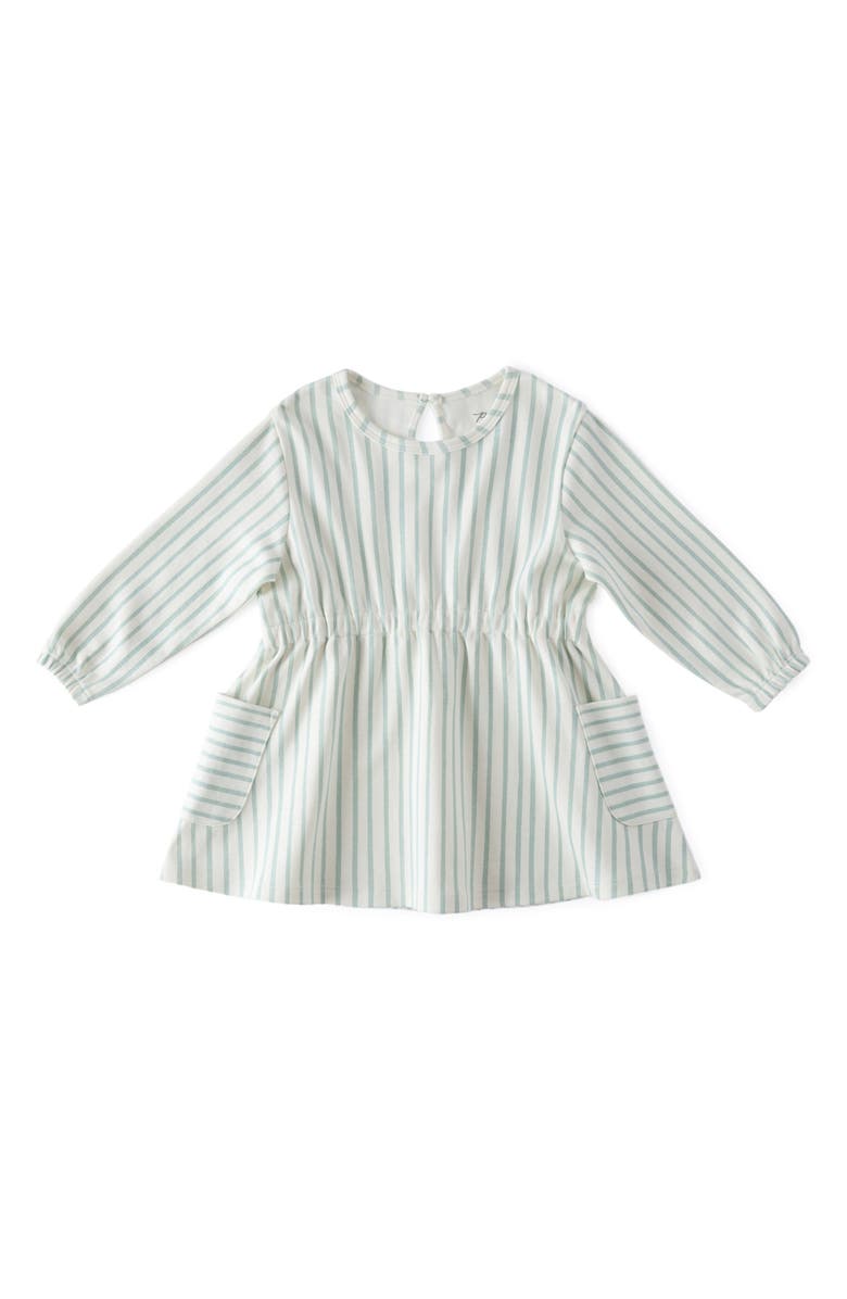 Pehr Stripes Away Long Sleeve Organic Cotton Dress, Main, color,
