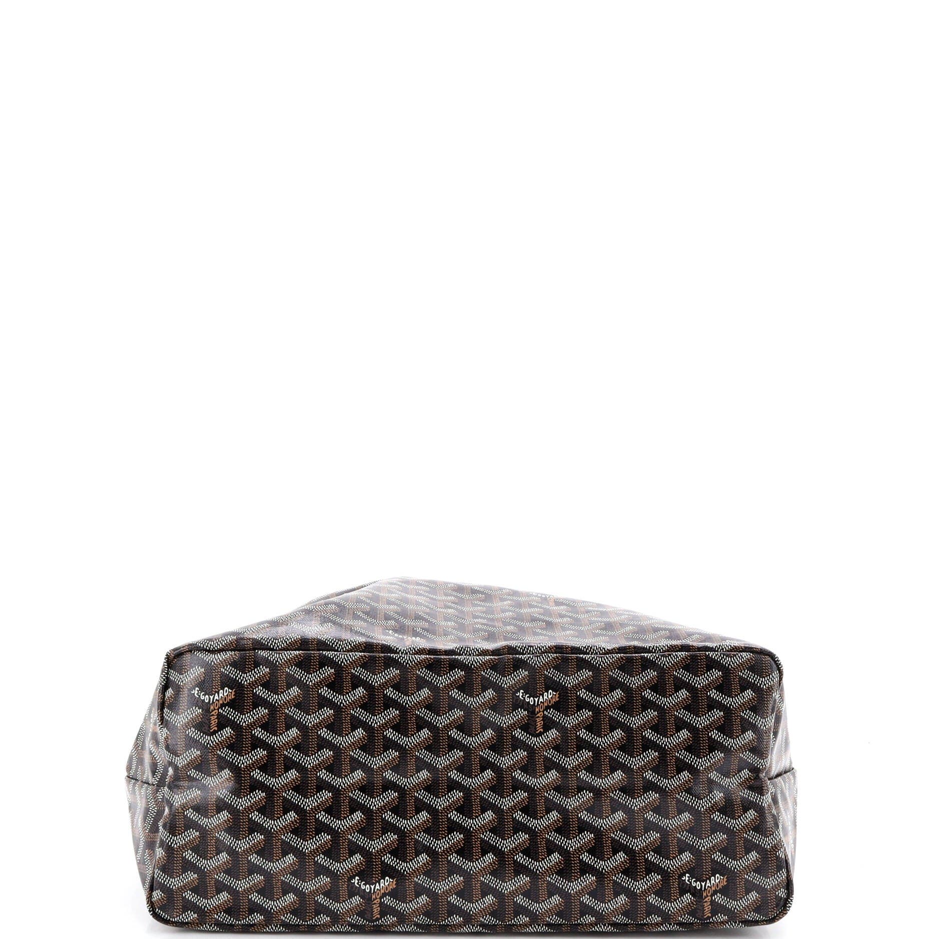 Pre-Owned Goyard Saint Louis Tote Coated Canvas PM, Alternate, color, Black