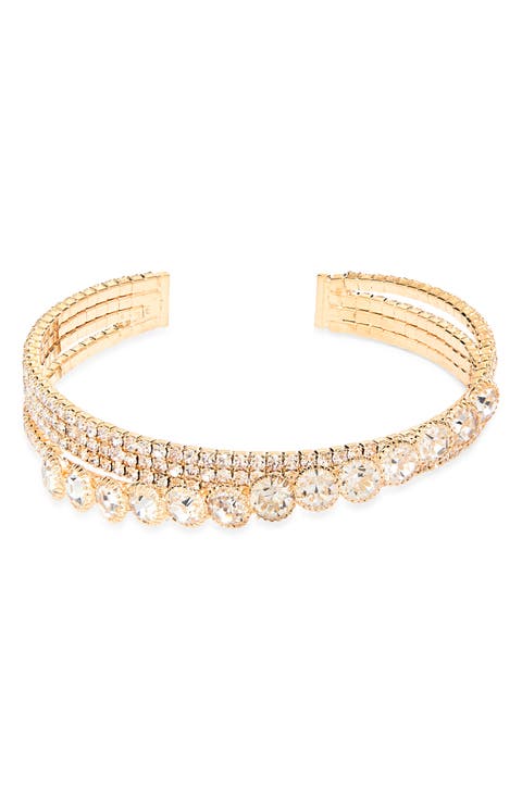 Crystal Cuff Bracelet