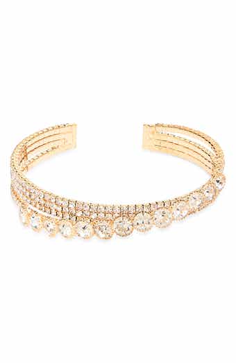 Cara Crystal Cuff Bracelet