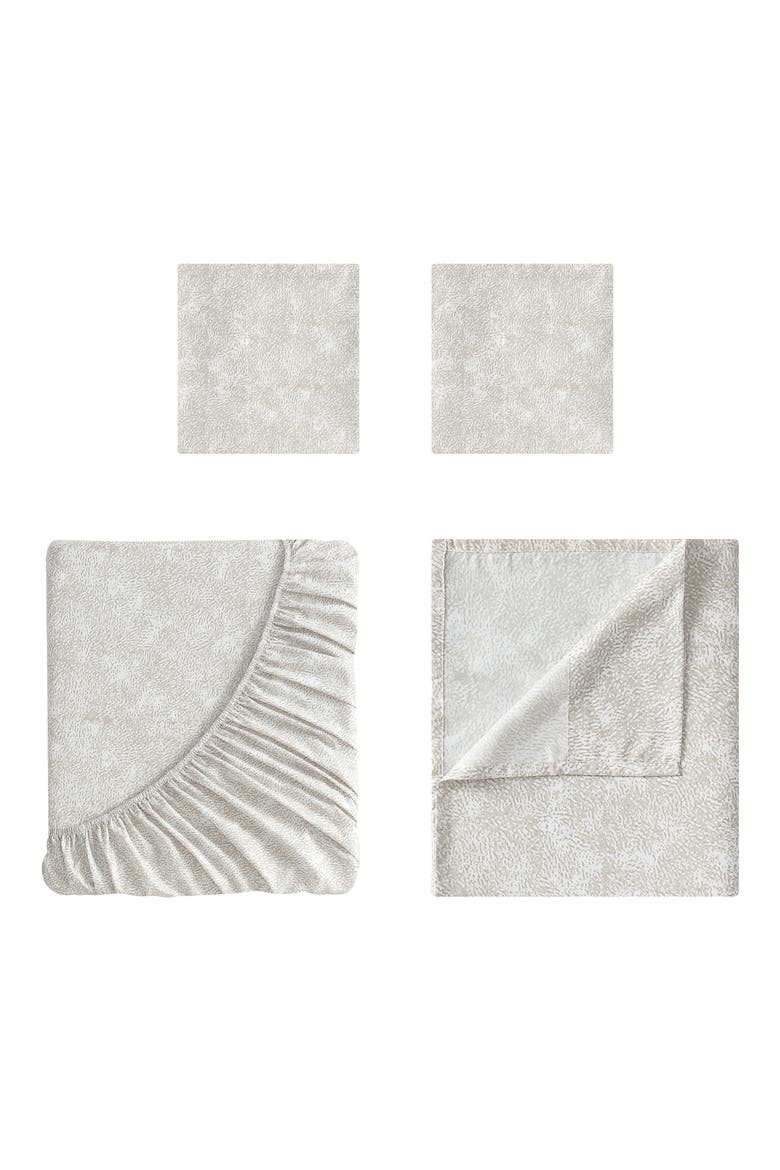 Seward Four-Piece Queen Sheet Set, Main, color, FEATHER GRAY (TAUPE)