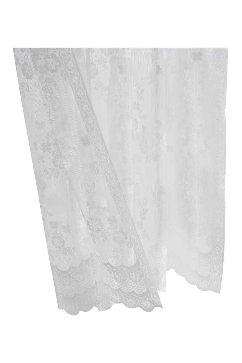 Single Indoor Curtain Panel, Alternate, color, WHITE