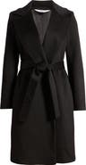 Fleurette Wool Wrap Coat