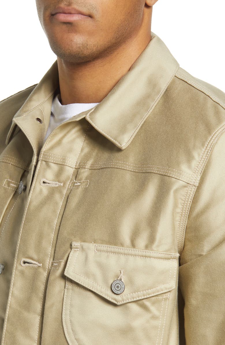 HIROSHI KATO The Blade Moleskin Jacket, Alternate, color, Beige
