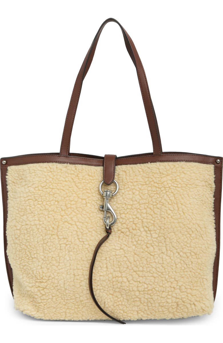 Rebecca Minkoff Megan Faux Shearling Tote, Main, color,