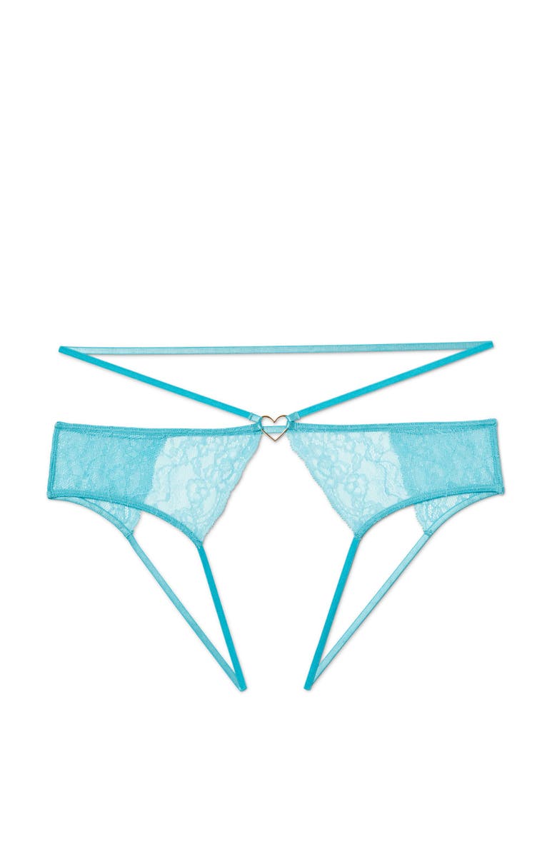 Adore Me Danielle Bikini Panties, Alternate, color, Medium Blue