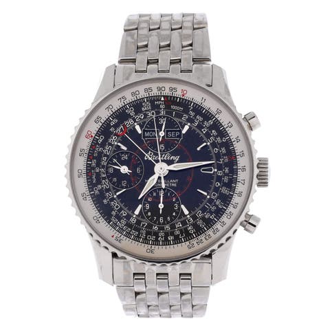 Navitimer Montbrillant Datora Chronograph Automatic Watch Stainless Steel 43