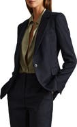 Reiss Hallie Wool Blend Blazer