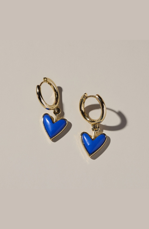 Sweetheart Huggie Earrings