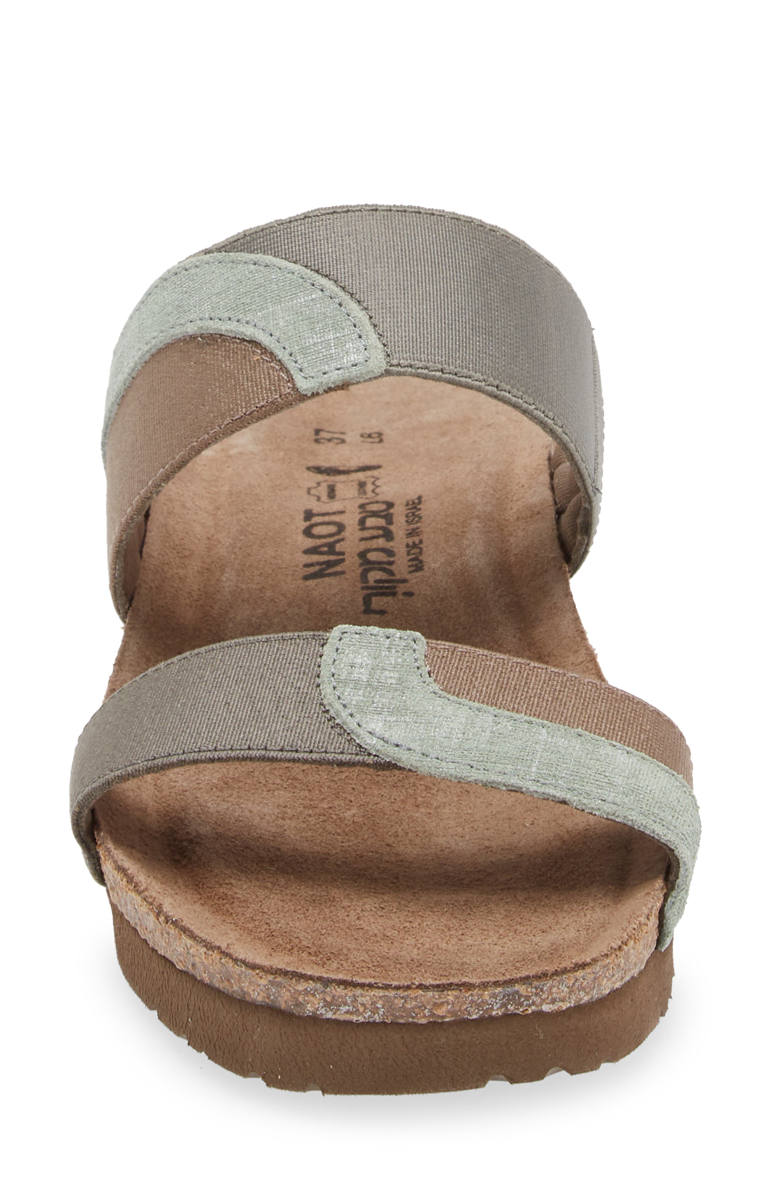 Frankie Slide Sandal, Alternate, color, TEAL/ GRAY/KHAKI PATINA