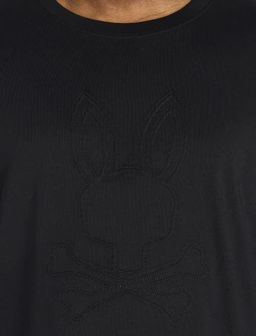 Psycho Bunny Big & Tall Graphic T-shirt In Black