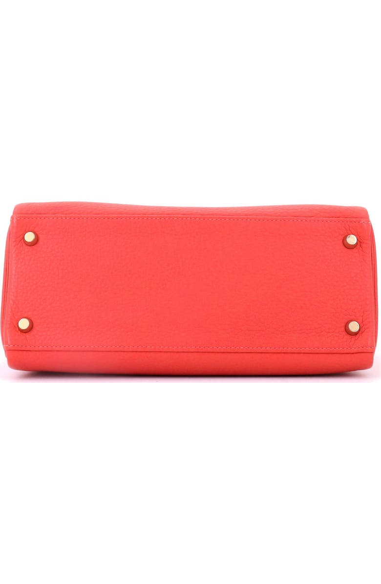 Pre-Owned Hermes Kelly Handbag Red Clemence with Gold Hardware 28, Alternate, color, Geranium