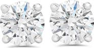 Bliss Diamond Certified 1/2Ct TW Natural Diamond Screw Back Studs Gold Earrings