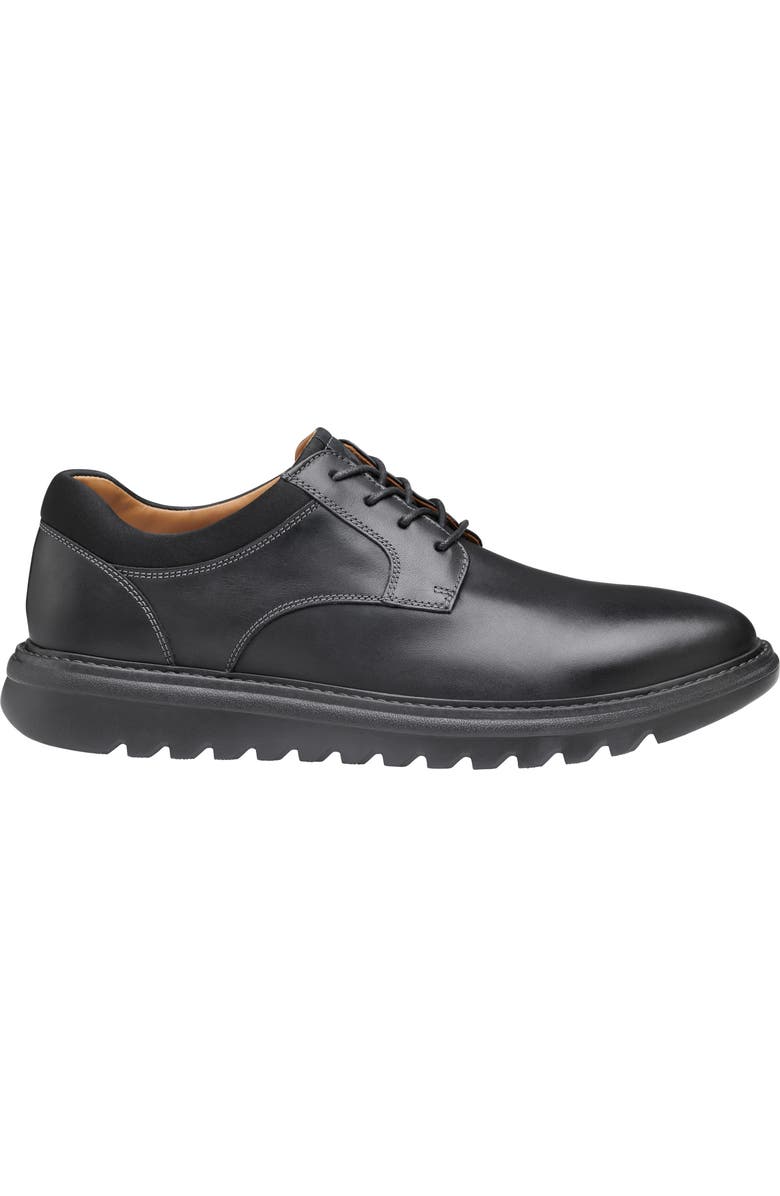 Johnston & Murphy All Good Plain Toe Derby, Alternate, color, Black