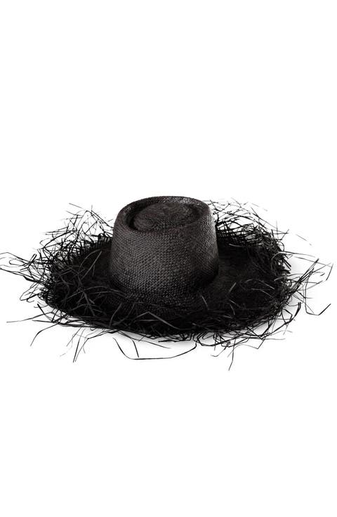 The Catalina Frayed Straw Sun Hat