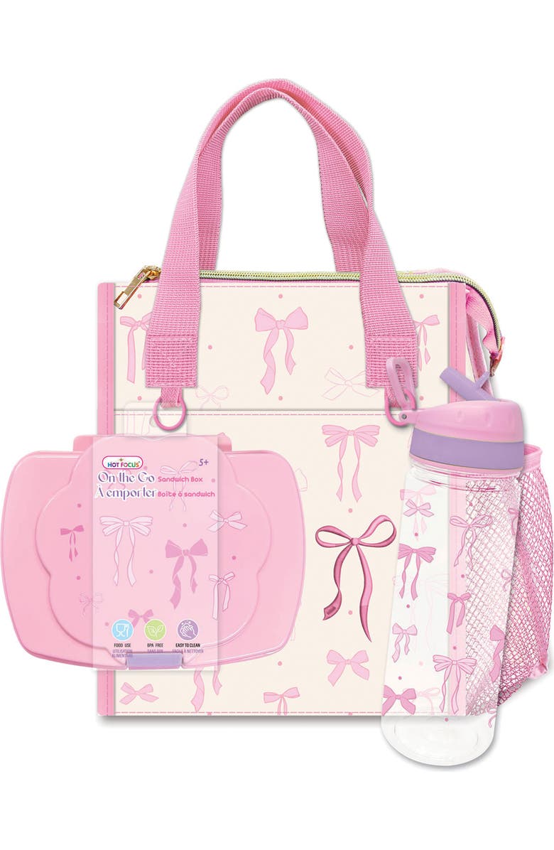 HOT FOCUS Trendy Lunch Bag, Main, color, Pink Multi