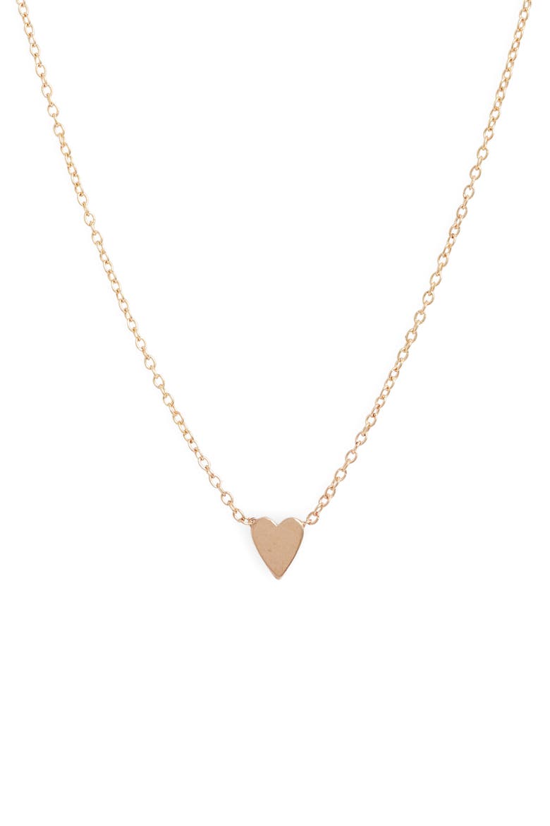 Ryanne Heart Necklace, Main, color, GOLD