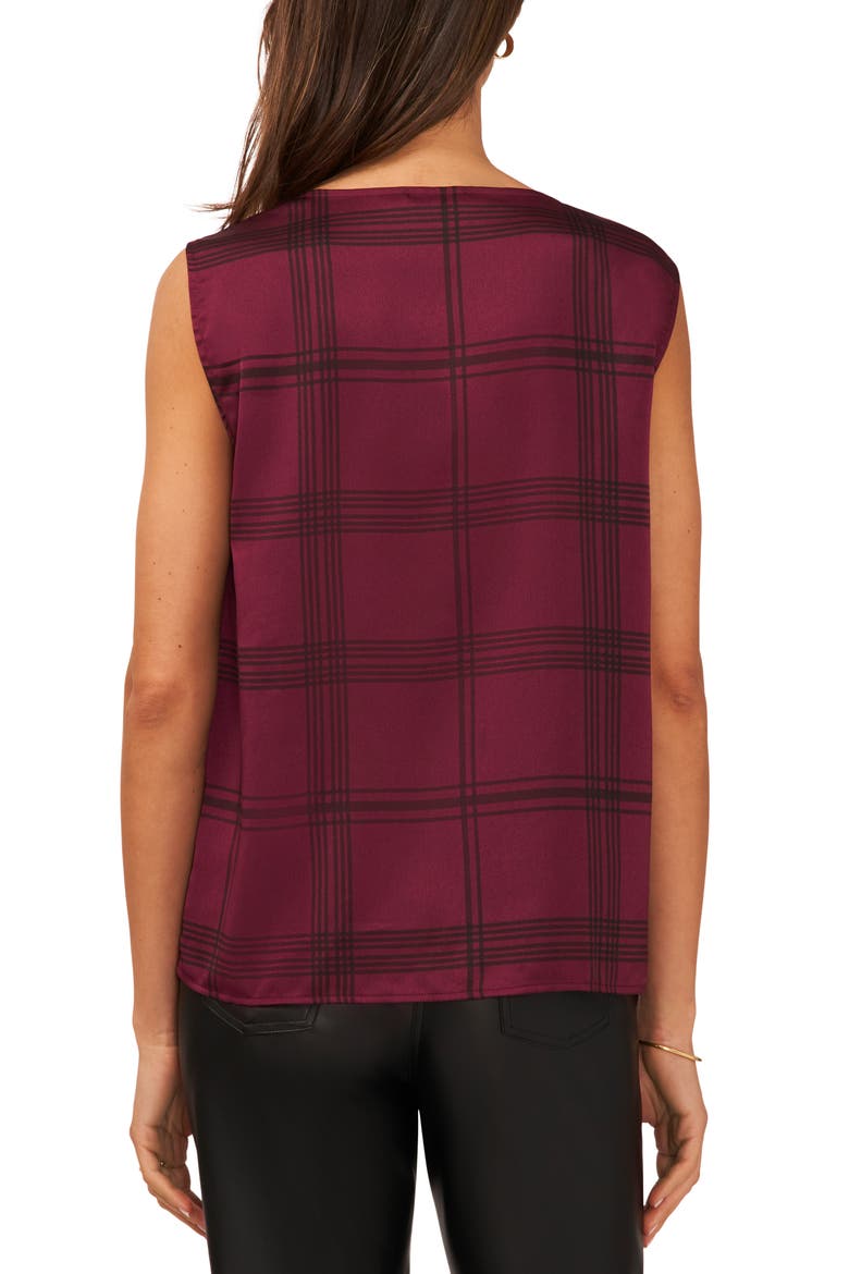 Cowl Neck Sleeveless Top, Alternate, color, GRAPE WINE