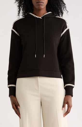 Whipstitch Trim Hoodie