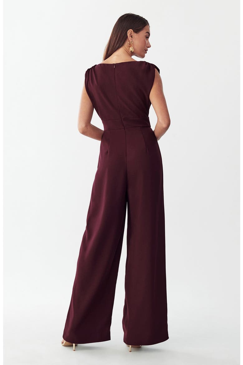Stella Jumpsuit, Alternate, color, Wine