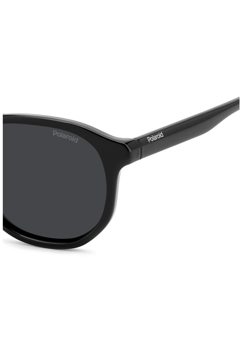 51mm Polarized Square Sunglasses, Alternate, color, BLACK/ GREY PZ
