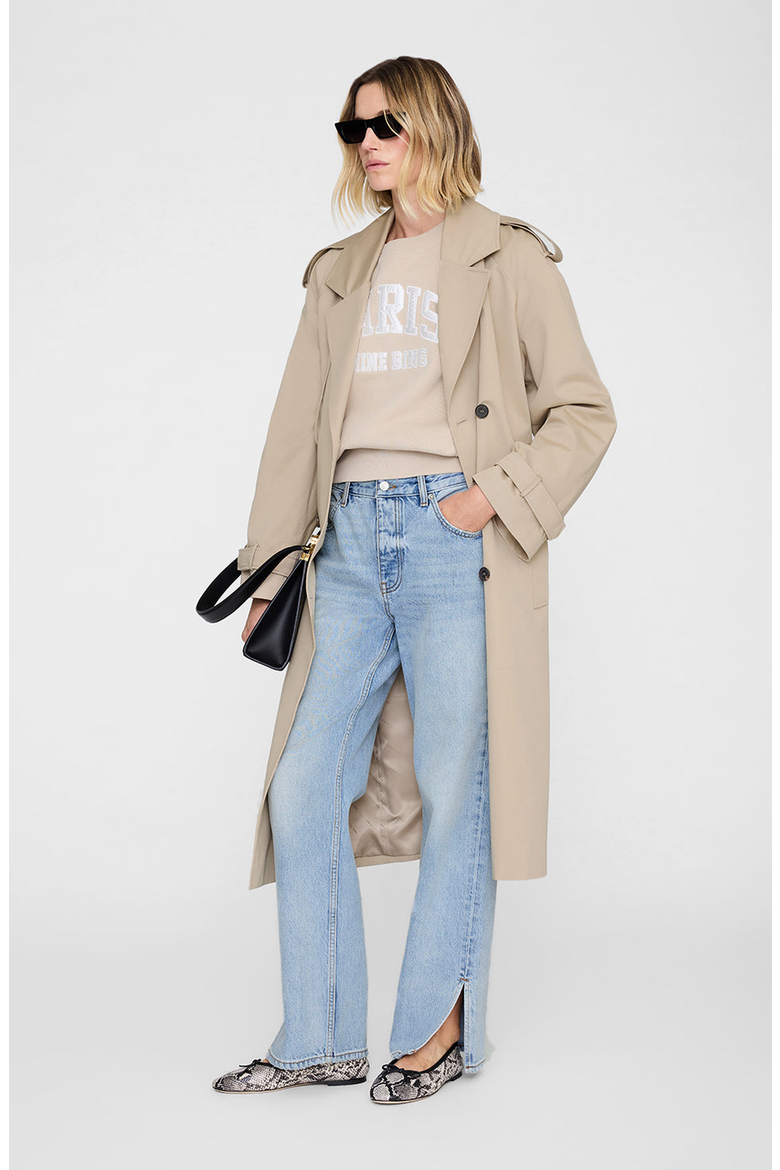 Harry Shrunken Paris Sweatshirt, Alternate, color, Beige