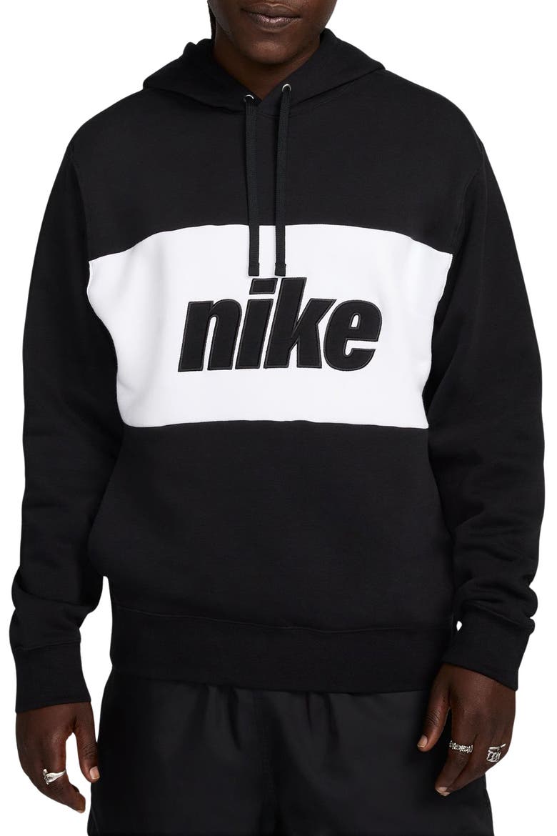 Sportswear Hoodie, Main, color, BLACK/ WHITE