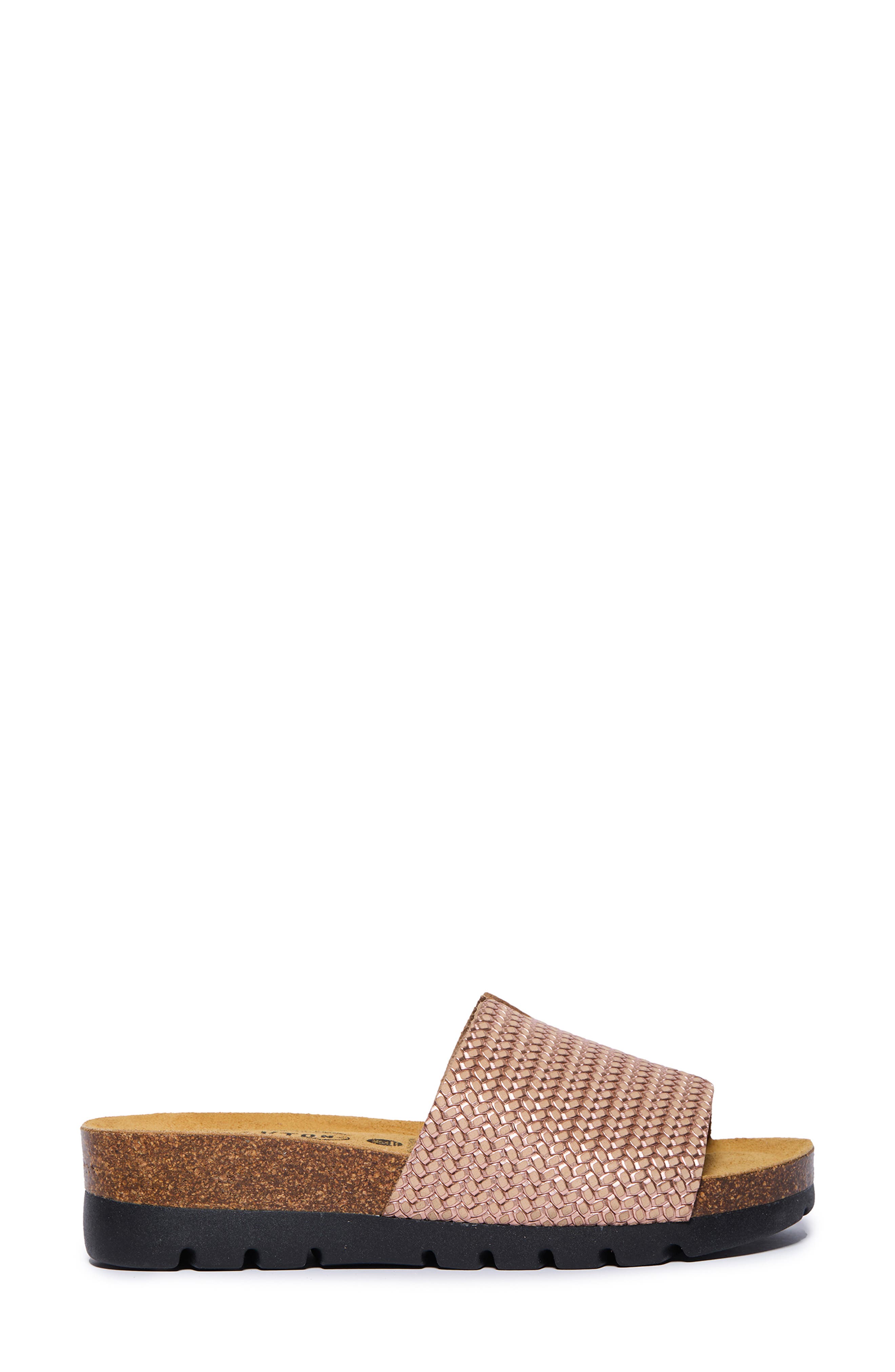 Celeste Slide Sandal, Alternate, color, FIJI SALMON