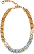 Lizzie Fortunato Tavira Cultured Pearl Beaded Necklace