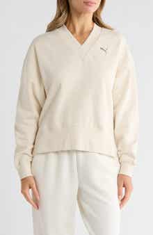 PUMA Essential V-Neck Sweatshirt