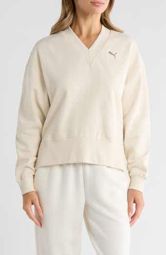 PUMA Essential V-Neck Sweatshirt