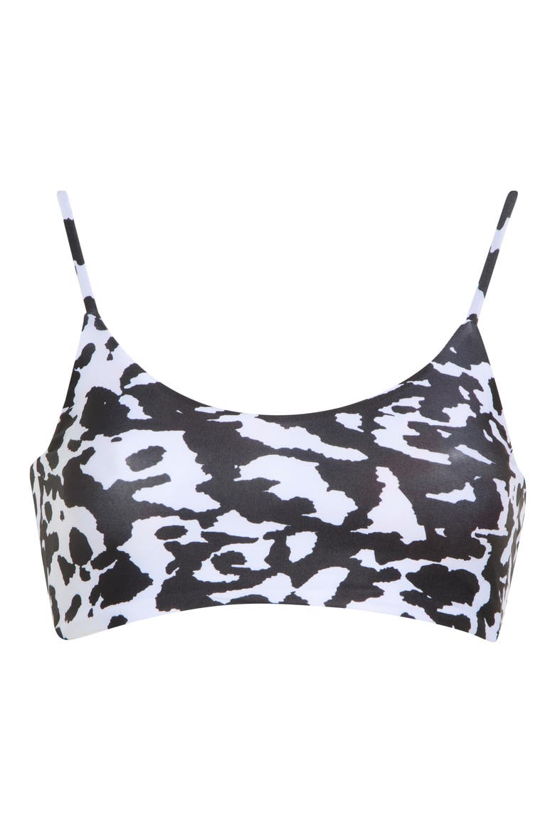 Ceci Reversible Bikini Top, Alternate, color, BLACK