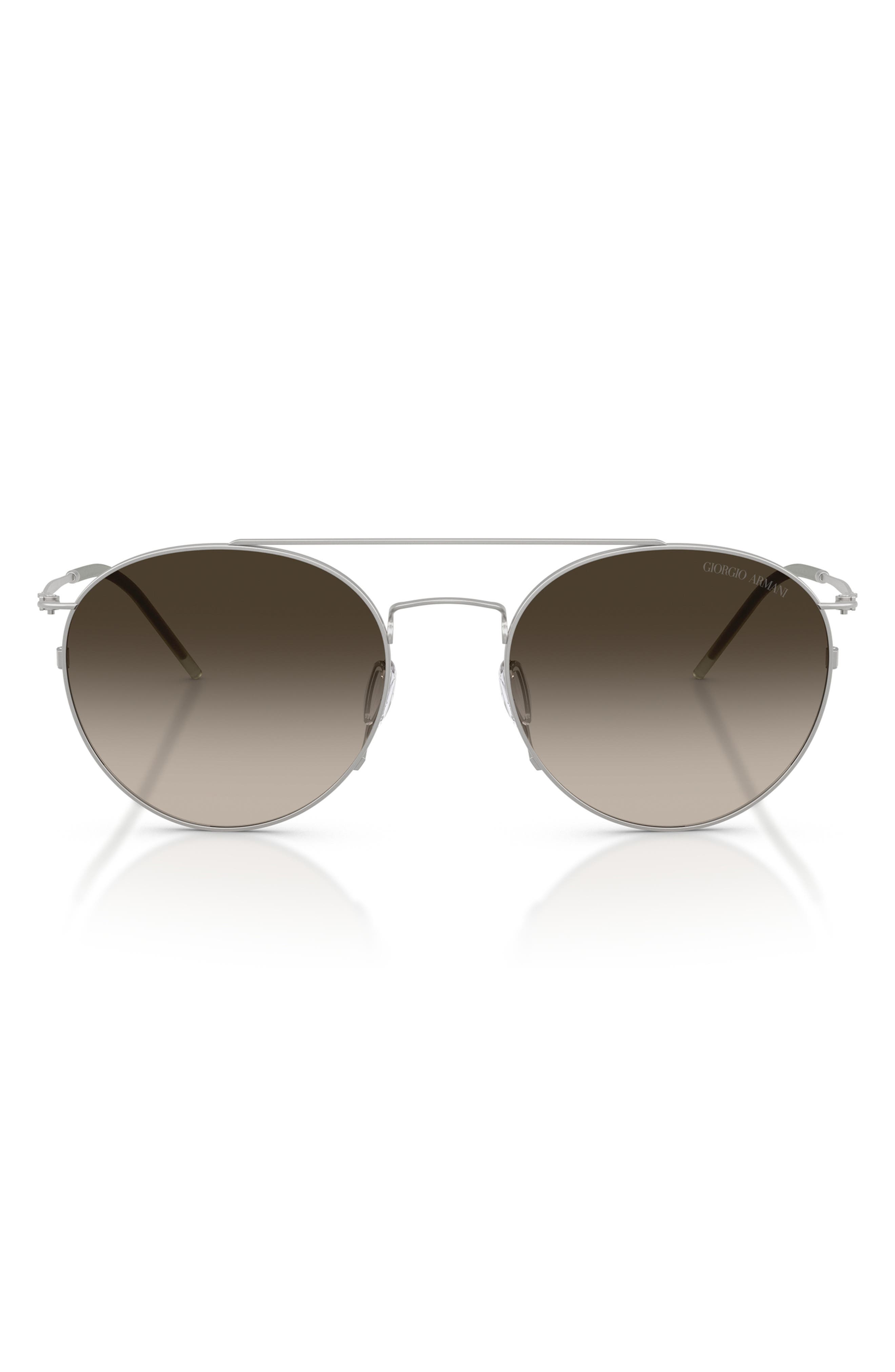 selected MATTE SILVER / GRADIENT BROWN