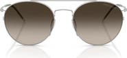 ARMANI 53mm Round Sunglasses