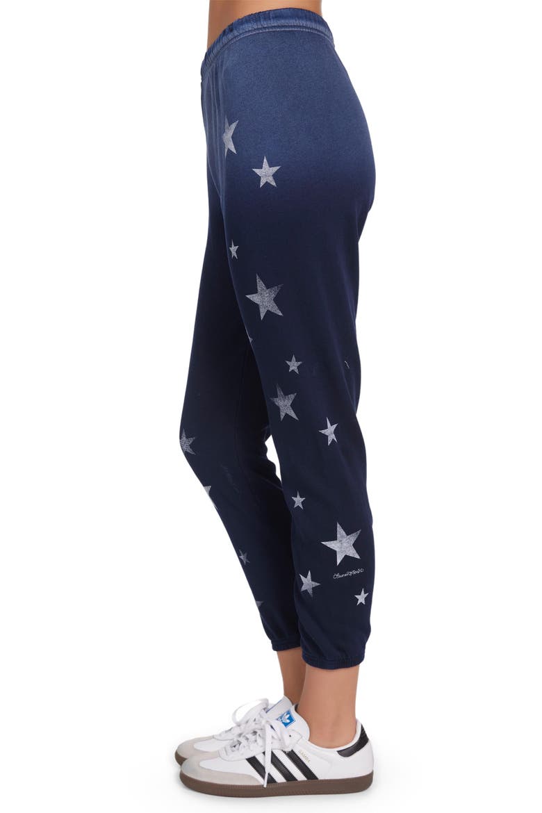 Alana Vintage Stars Sweatpants, Alternate, color, Navy Ombre