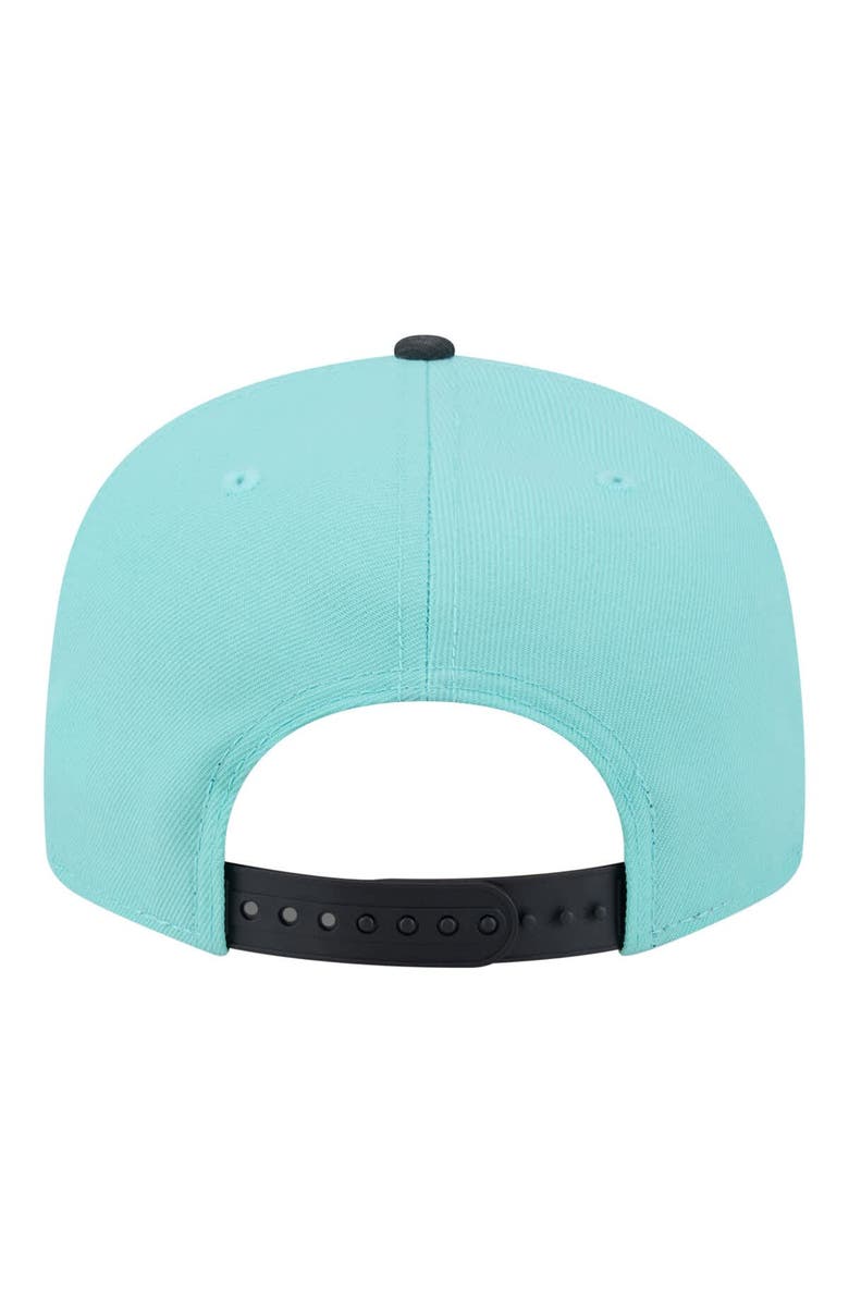 New Era Men's New Era Turquoise/Charcoal New York Yankees Two-Tone Color Pack 9FIFTY Snapback Hat, Alternate, color, Turquoise