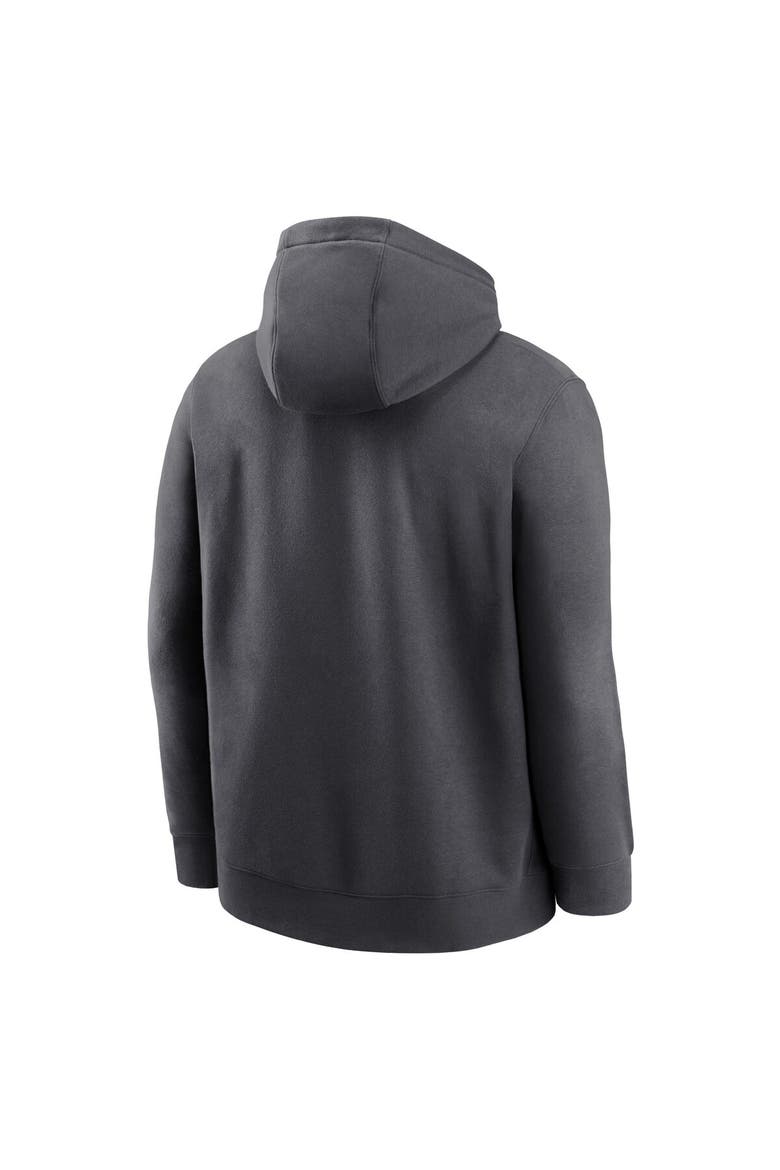 Men's Nike Anthracite Philadelphia Eagles Club Logo Pullover Hoodie, Alternate, color, Anthracite