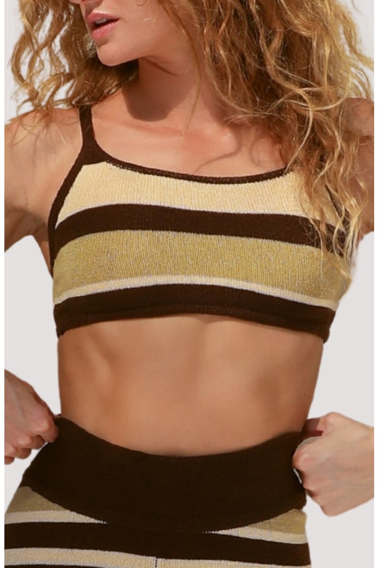 Hali Bikini Top, Main, color, EARTH STRIPE